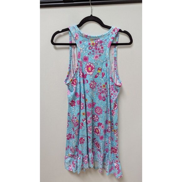 Cuddl Duds Blue/Pink Floral Nightgown Dress - Picture 2 of 2